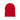 Plain Skully Hat Red 12 CT